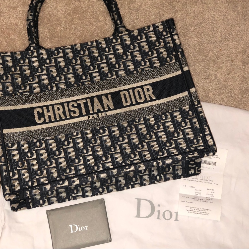 **SOLD**Dior SMALL Book Tote Bag
